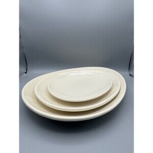 Nigella Lawson Sebastian Conran Living Kitchen 3 Stoneware Serving Platters Set